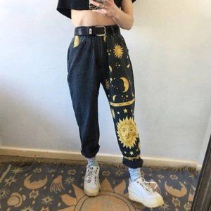Astrology Vintage Jeans